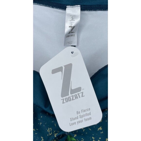 NWT Georgia Tech Yellow Jackets GT Blue Gold Zoozatz Leggings Women’s Small - Picture 3 of 3